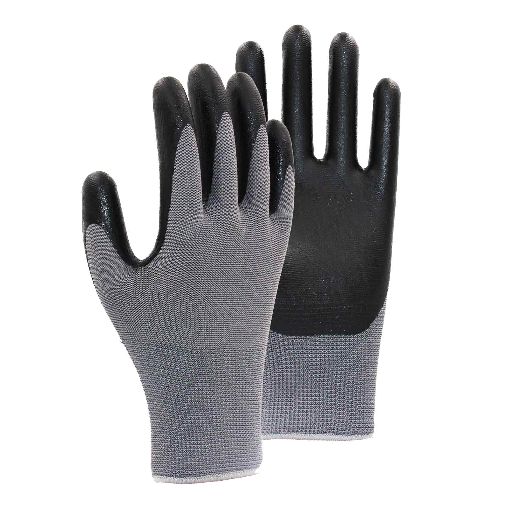 18G nylon shell DexiFoam palm coated gloves