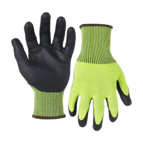 13G cut C/A3 DexiFoam coated gloves-Glass and Steel Free