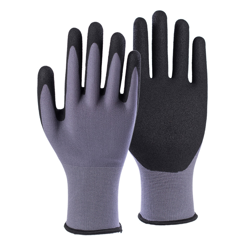 13G nylon shell G-Flex palm coated gloves(G-Flex)