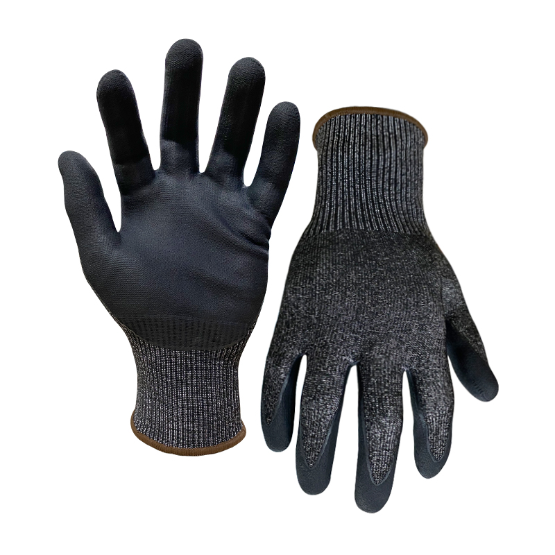 18G cut D/A4 DexiTouch palm coated gloves-Glass and Steel Free