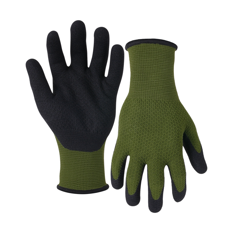 13G nylon shell G-Flex palm coated gloves(G-Flex)