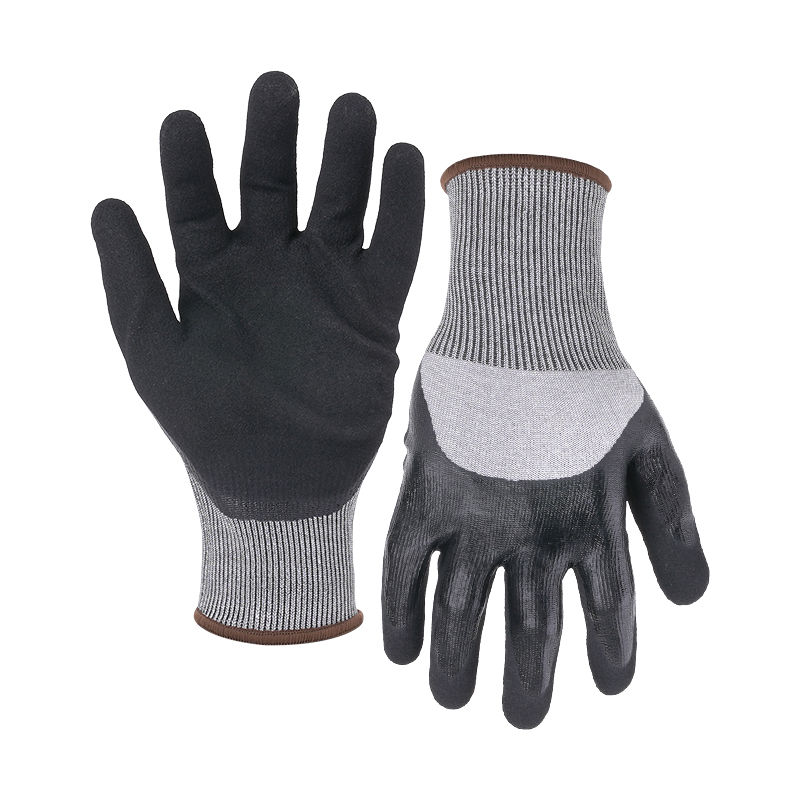 18G cut D/A4 G-Flex double coated gloves (half/palm)-Glass and Steel Free