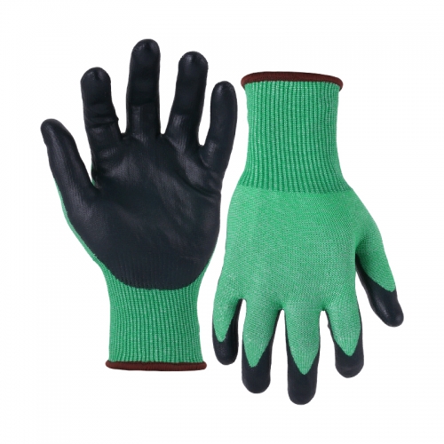 15G ANSI A9 DexiFoam palm coated gloves - Tungsten