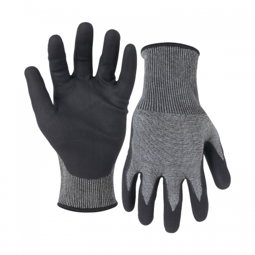18G cut D/A4 DexiTouch palm coated gloves-Glass and Steel Free