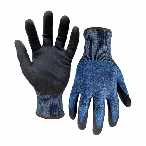 18G cut B/A2 DexiTouch palm coated gloves-Glass Fibre
