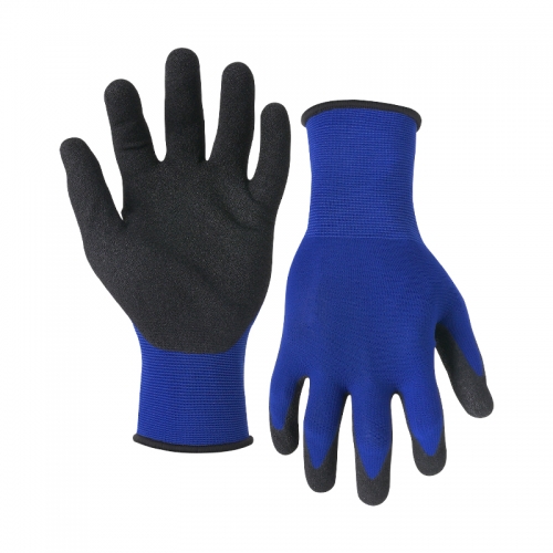 15G nylon/spandex shell DuraTuff palm coated gloves