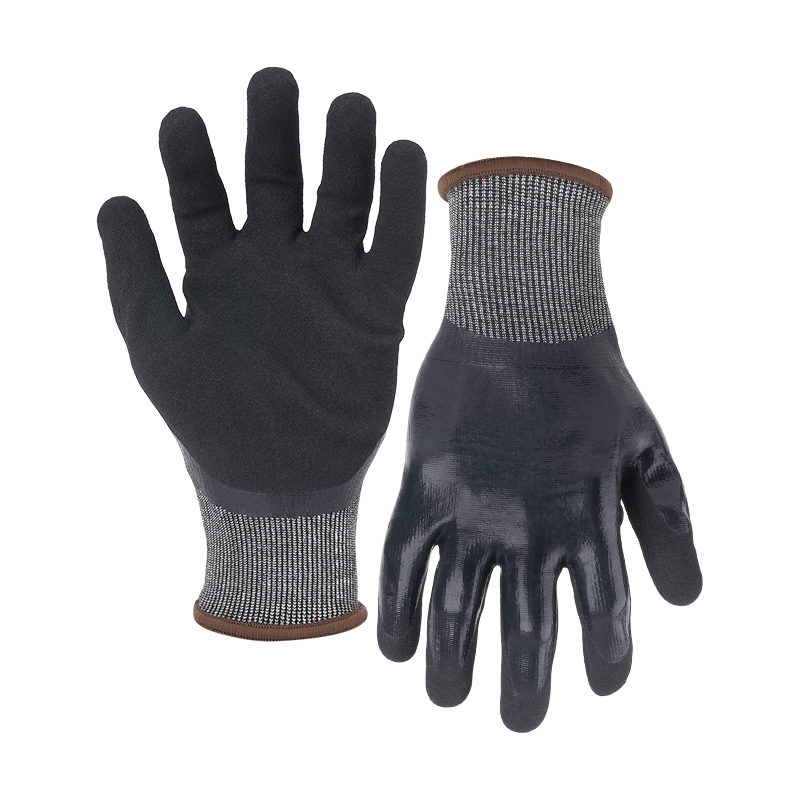 18G cut D/A4 G-Flex double coated gloves (fully/palm)-Steel