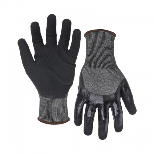 18G cut D/A4 G-Flex double coated gloves (half/palm)-Glass and Steel Free