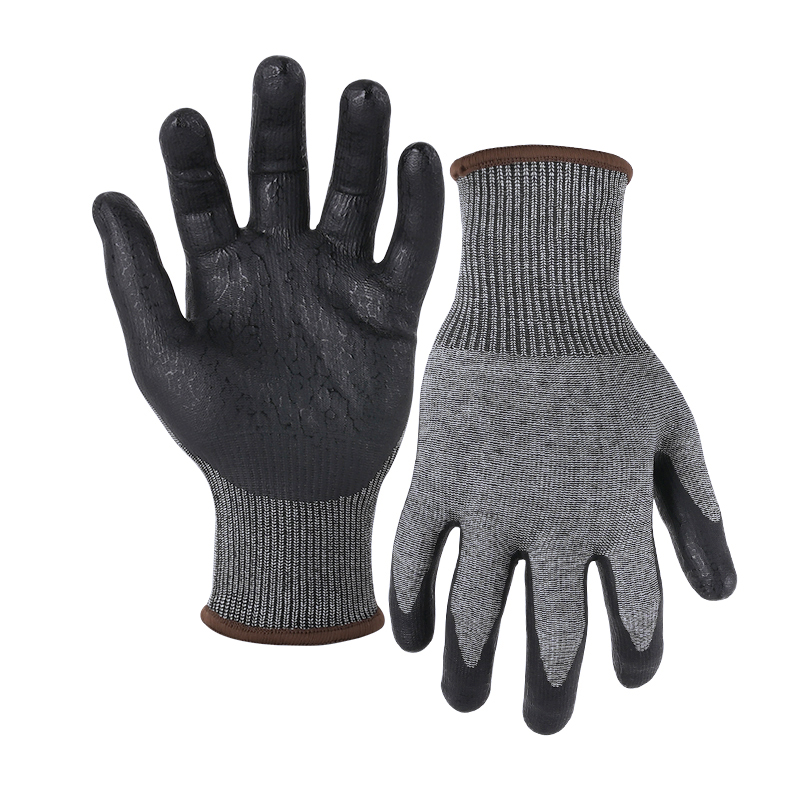 21G cut D/A4 UNIQFLEX palm coated gloves- Glass and Steel Free