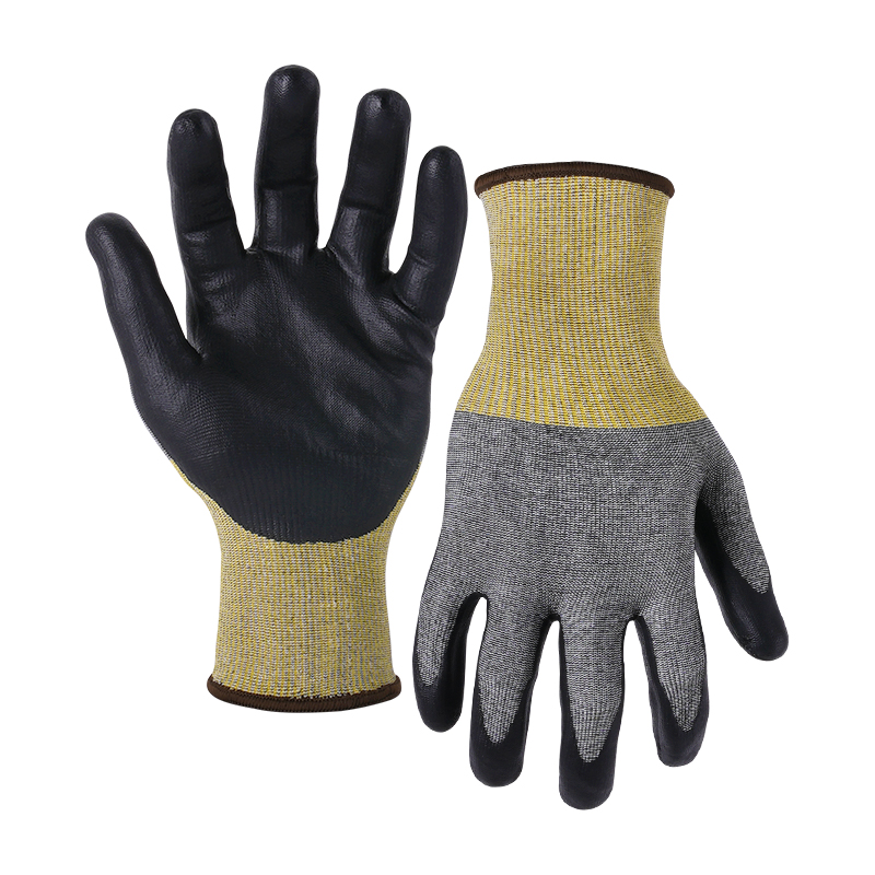 15G cut D/A4 AQUTEK palm coated gloves-Glass and Steel Free