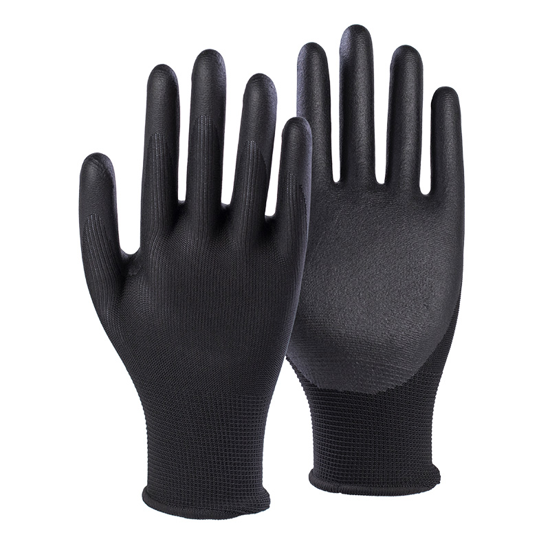 13G nylon shell DexiFoam palm coated gloves