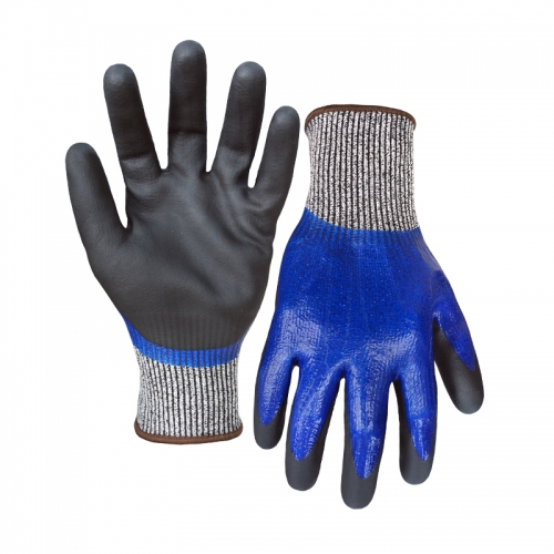 13G cut C/A3 DexiFoam double coated gloves(fully/palm)-Glass and Steel Free