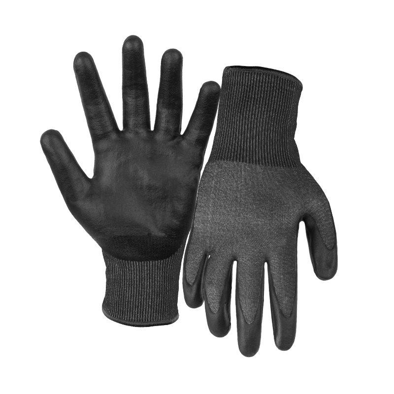 15G cut E/A5 DexiFoam palm coated gloves-Steel/Glass Fibre
