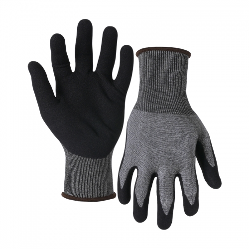 21G cut C/A3 G-Flex palm coated gloves-Steel