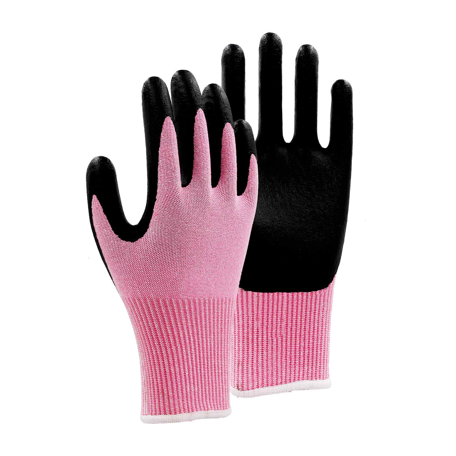 13G cut D/A4 DexiFoam palm coated gloves-Glass Fibre
