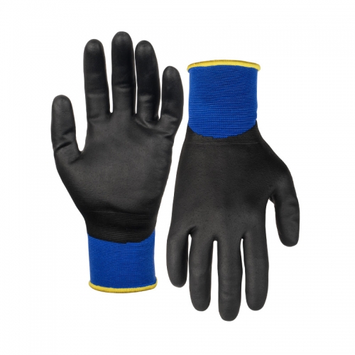 18G nylon shell DexiFoam fully coated gloves