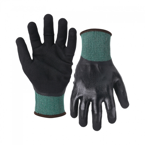18G cut D/A4 G-Flex double coated gloves (fully/palm)-Steel