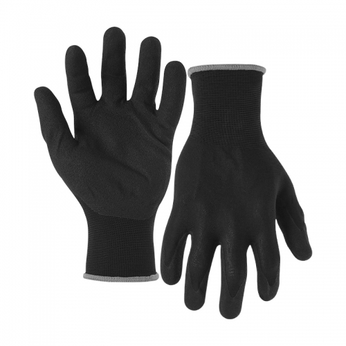 18G nylon/spandex shell G-Flex palm coated gloves